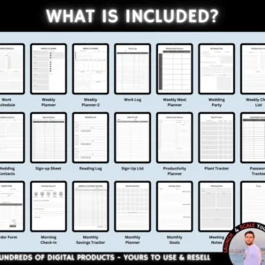 15000+ Pages Canva Template Bundle, Canva PLR Templates, Planners, Journals, Trackers, Printable, Master Resell Rights, MRR PLR Products